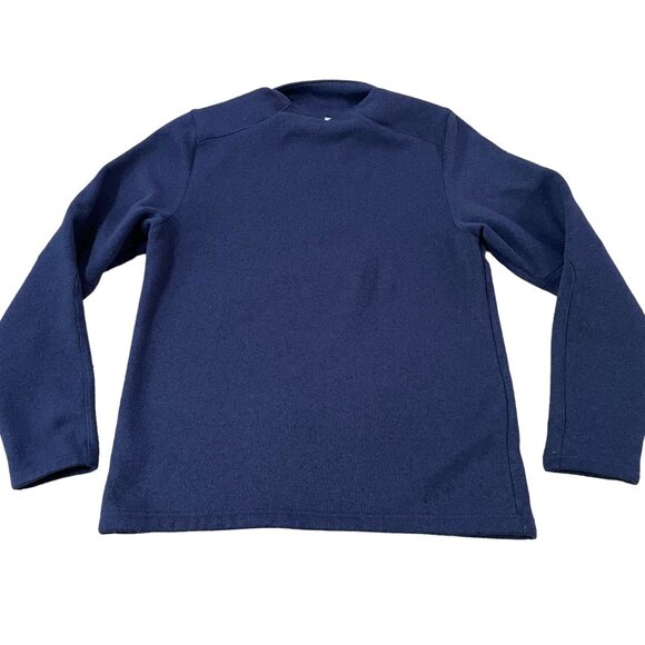 Under Armour Henley Sweater Men’s Size Medium Loose Fit Blue Coldgear - Picture 2 of 5